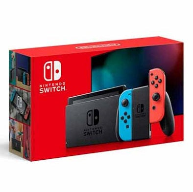 (新品/店印無)送料無料：任天堂 Nintendo Switch Joy-Con(L)ネオンブルー/(R)ネオンレッド バッテリー長持ちタイプ HAD-S-KABAA スイッチ 4902370542912