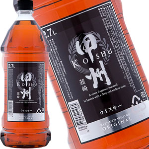 【8月12日出荷開始】ウイスキー甲州韮崎オリジナル 2.7L×6本1ケース1配送でお届け［送料無料］北海道・沖縄・離島は送料無料対象外［税別］