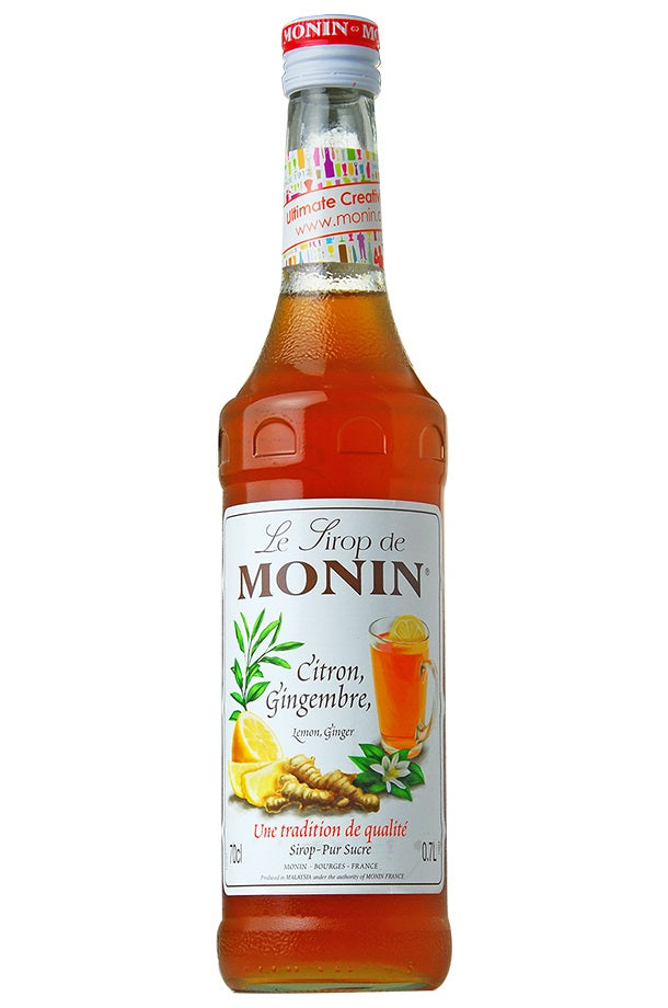 【送料無料】MONIN モナン レモンジンジャー・シロップ 700ml 1本【ご注文は12本まで同梱可能】ノンアルコール シロップ