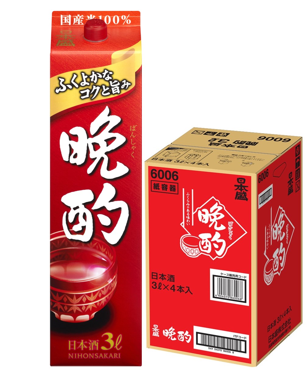 【送料無料】日本盛 晩酌 3000ml 3L×1ケース/4本【北海道・沖縄県・東北・四国・九州地方は必ず送料がかかります】