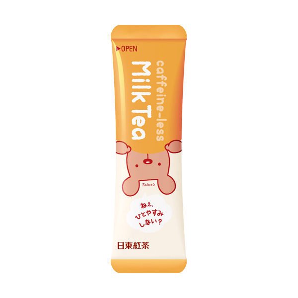 【箱なしバラ売りおまけ付き！】 日東紅茶 　カフェインレス　ミルクティー 1袋（10本入）