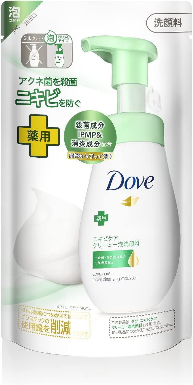 Dove(ダヴ) ダヴ ニキビケアクリーミー泡洗顔料 つめかえ用 140mL