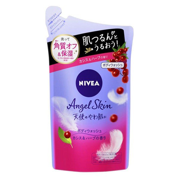 ニベア エンジェルボディウォッシュ カシス 詰め替え 360ml ボディーソープ 花王