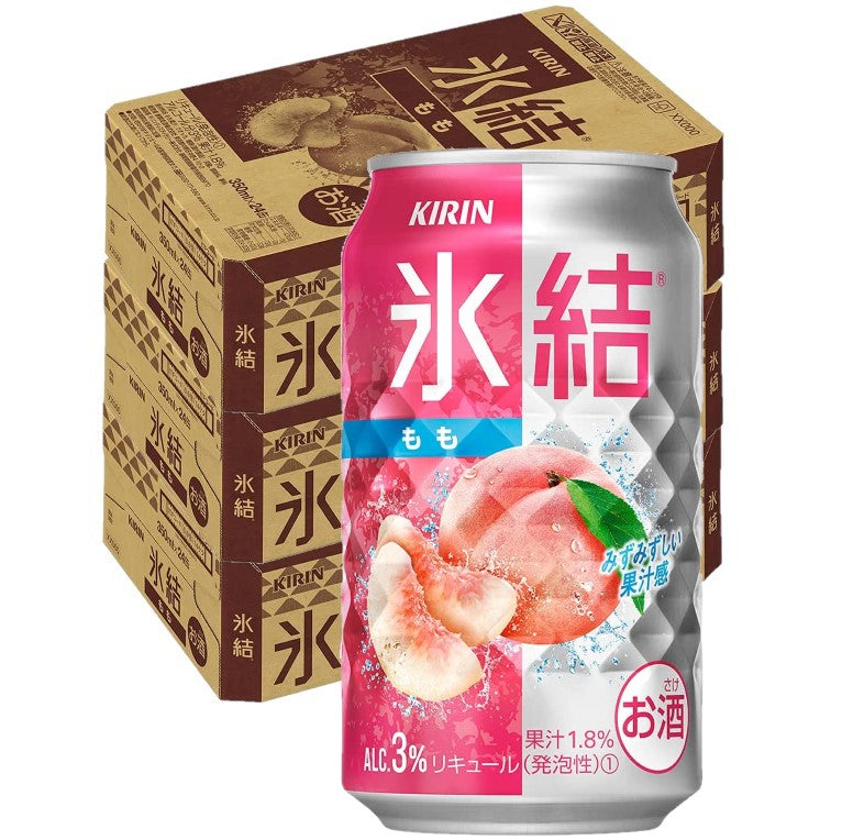 【送料無料】キリン 氷結 もも 350ml×3ケース/72本【北海道・沖縄県・東北・四国・九州地方は必ず送料が掛かります】