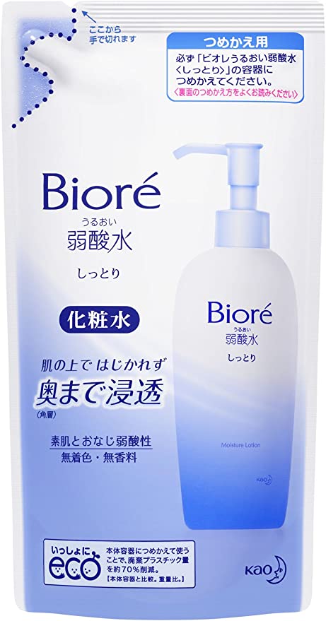 ビオレ うるおい弱酸水 しっとり つめかえ用 180ml