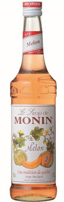 【送料無料】MONIN モナン メロン・シロップ 700ml×12本【北海道・東北・四国・九州・沖縄は別途送料がかかります】ノンアルコール シロップ