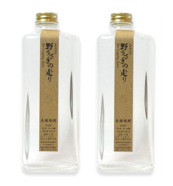 【送料無料】黒木本店 本格米焼酎 野うさぎの走り 37度 600ml×2本【北海道・沖縄県・東北・四国・九州地方は必ず送料がかかります】【熨斗・ご贈答品の対応可】