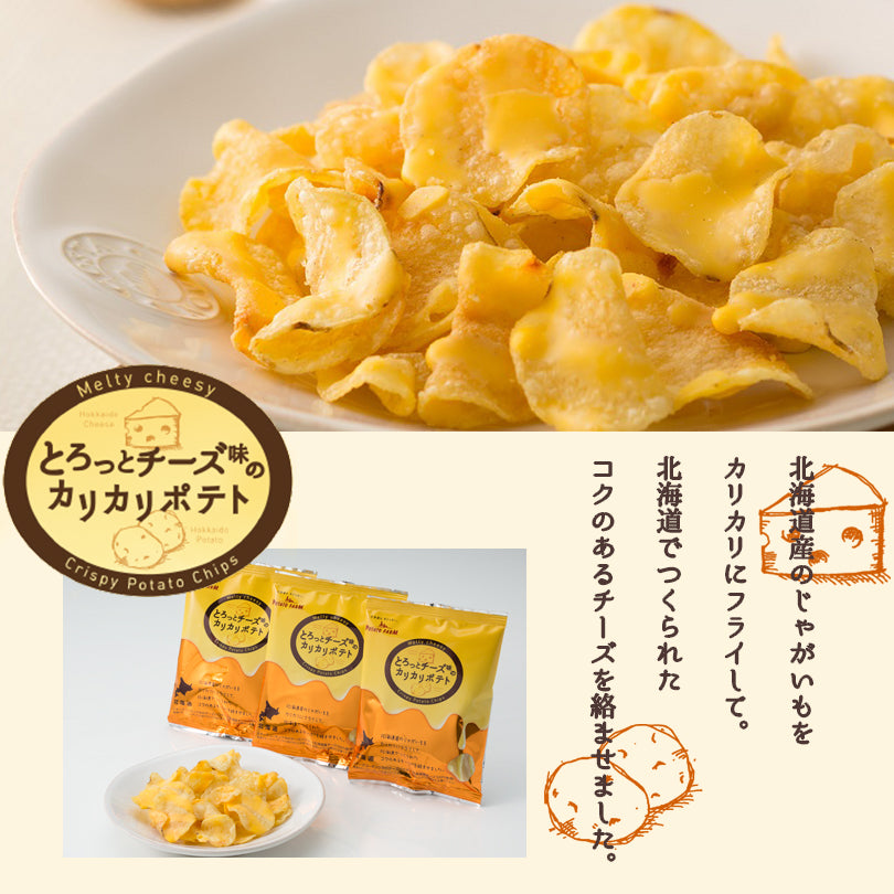 ポテトファーム とろっとチーズ味のカリカリポテト 15g×6