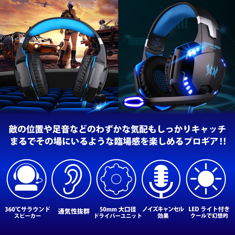 ゲーミング ヘッドホン ゲーム ヘッドセット マイク付き PC PS5 PS4 プレステ スイッチ switch Xbox Steam スマホ タブレット iphoneリモート オフィス web会議 電話 仕事 子供 誕生日 プレゼント ラッピング ヘッドフォン 送料無料