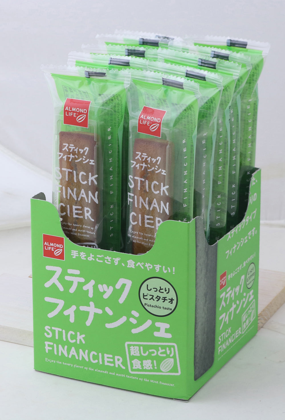 アーモンドライフ スティックフィナンシェ ピスタチオ10個入