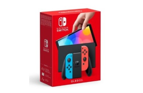 箱訳あり新品 Nintendo Switch有機ELモデルJoy-Con(L)ネオンブルー/(R)ネオンレッド HEG-S-KABAA 4902370548501