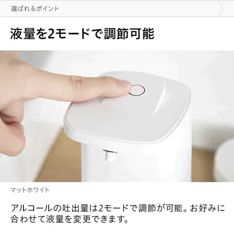 【超シェア買い祭】電動アルコールディスペンサー ウイルス対策に【エコ得】
