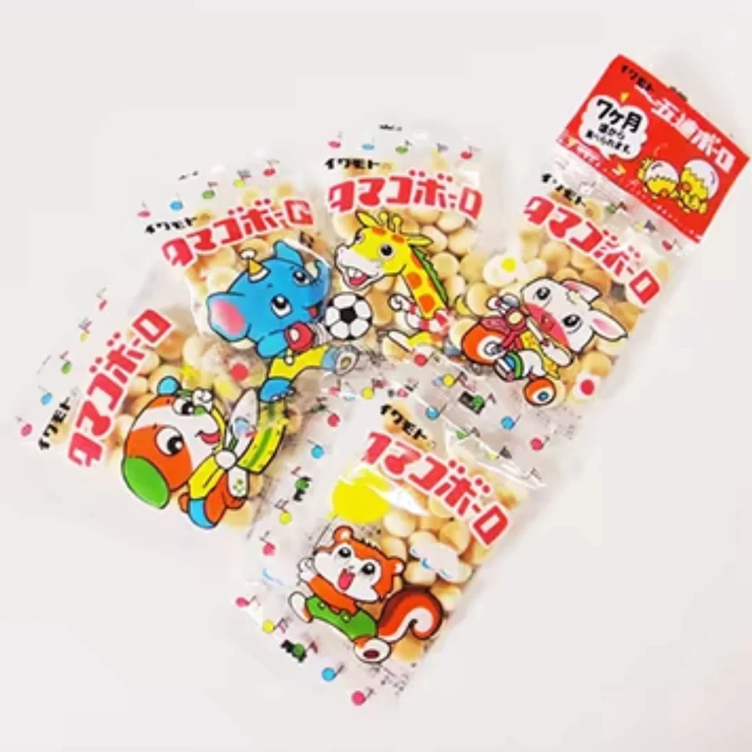 【お子様に♪懐かしのおやつ】岩本製菓 タマゴボーロ　5連ボーロ×5