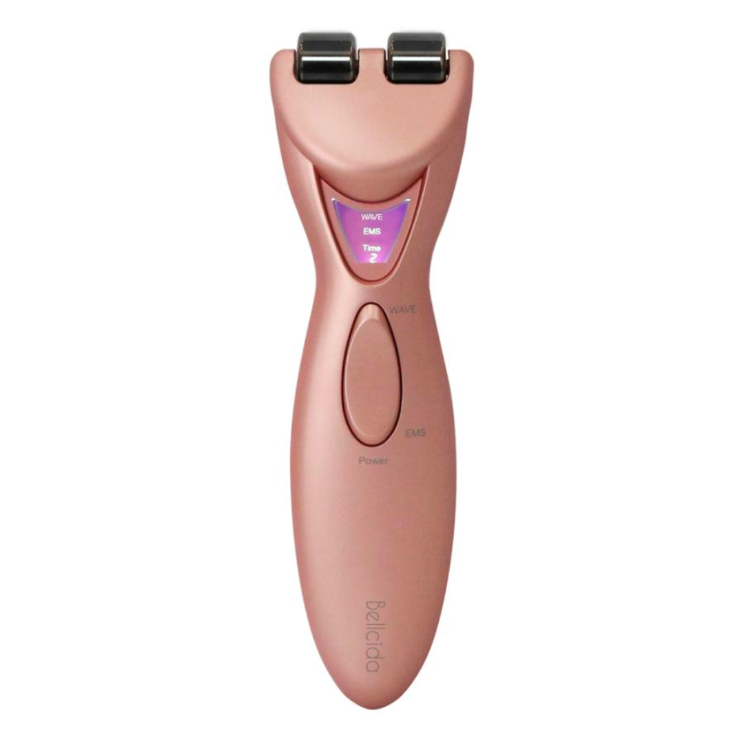 1点]EMS 美顔器フェイスローラー ピンク【エコ得】 – カウシェ