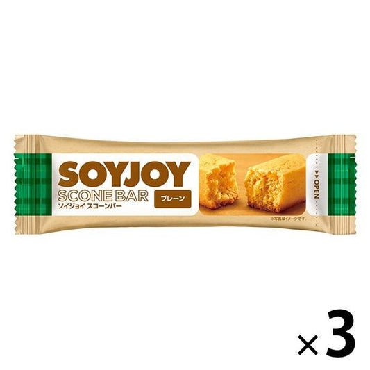 【おまけ付き！】SOYJOY（ソイジョイ）　スコーンバー　プレーン　25g　3本　大塚製薬　栄養補助食品