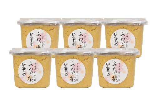 ふわっと糀味噌 500g 1ケース 6個入り 宝来屋 味噌