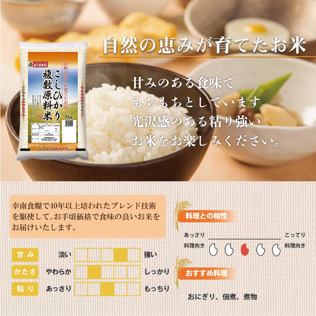 こしひかり ブレンド米 10kg (5kg×2) お米 精米 白米 おくさま印 国産 食品 ギフト 引っ越し 挨拶 出産 内祝い 母の日 父の日 お中元 お歳暮 結婚 快気 還暦 香典返し 寒中 暑中見舞い お年賀 送料無料