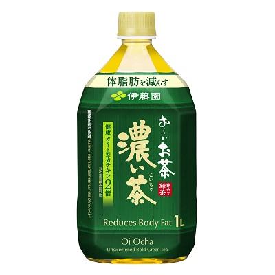 お~いお茶 濃い茶 1000ml×24本【機能性表示食品】