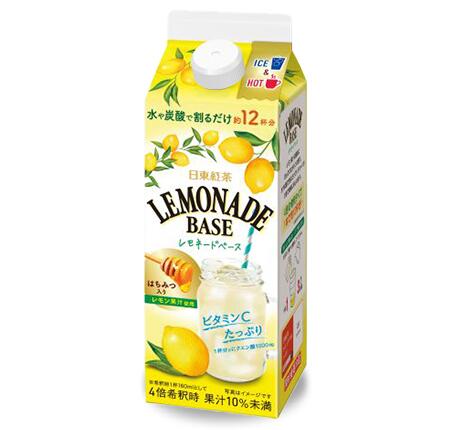 【送料無料】三井農林 日東紅茶 レモネードベース 480ml×2ケース(24本)【本州(一部地域を除く)は送料無料】