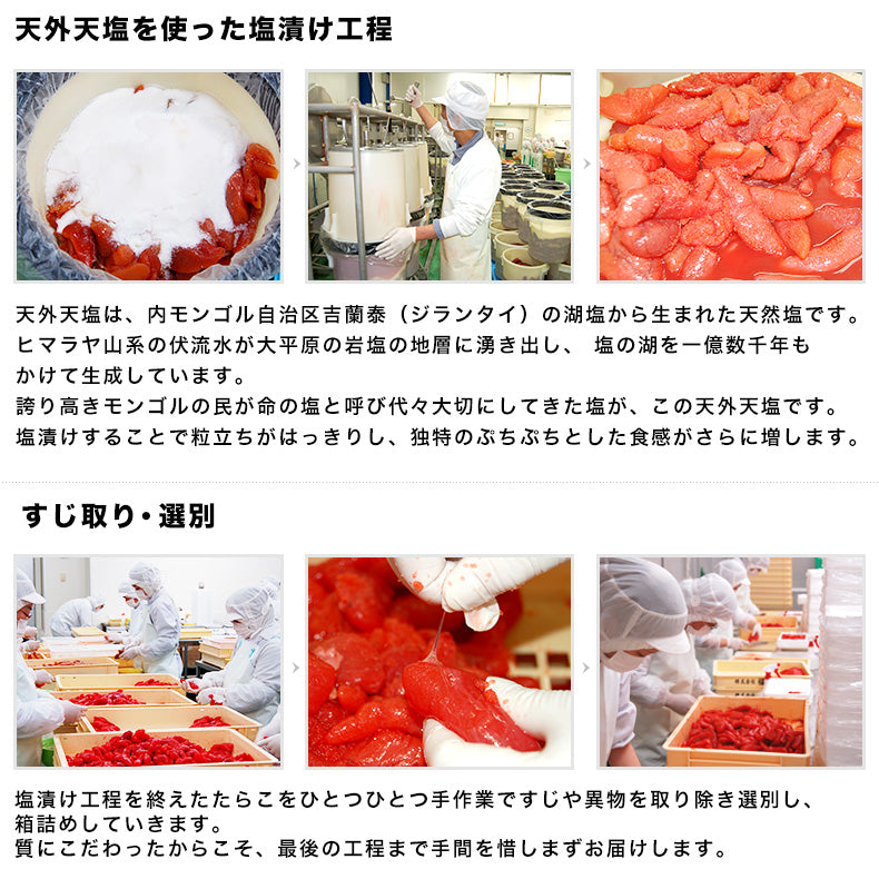 訳あり甘塩たらこ（切れ子/ばら子/バラ子）1kg