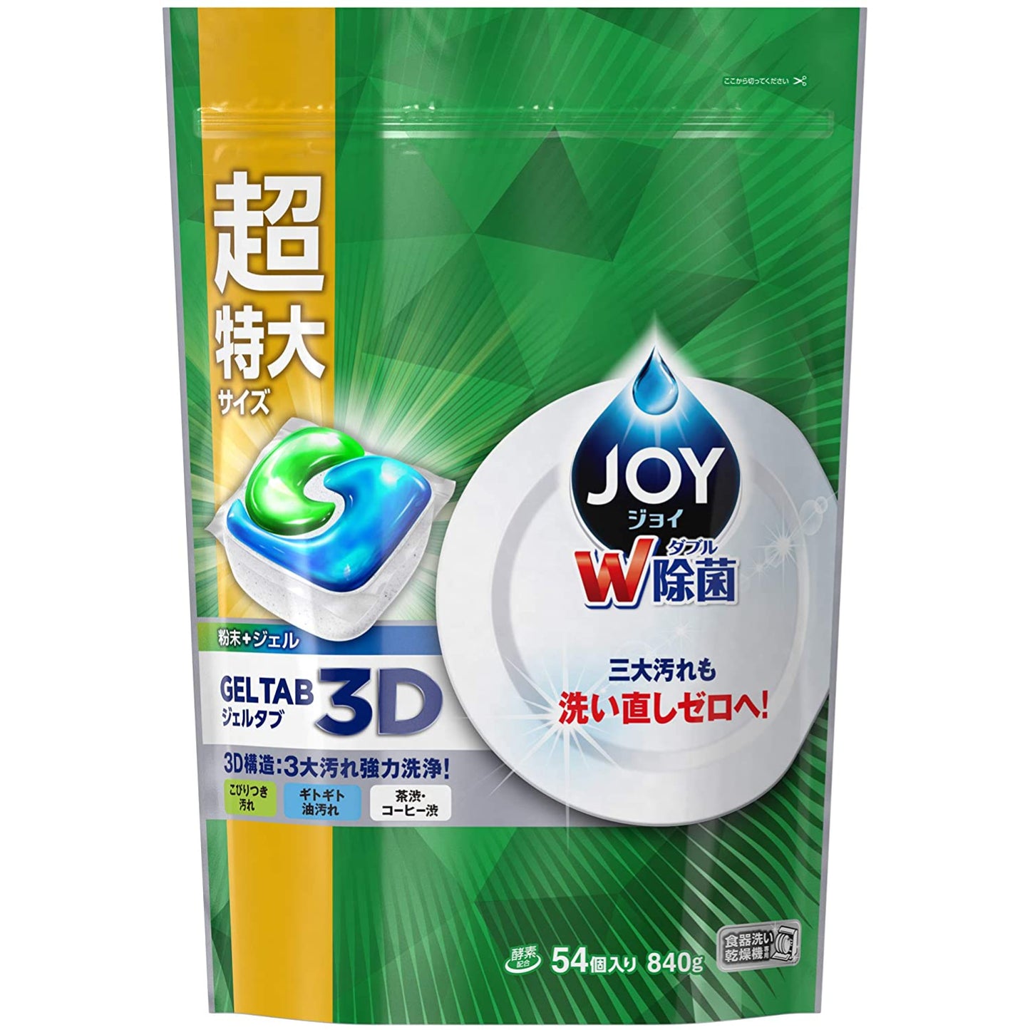 ジョイ ジェルタブ 食洗機用洗剤 54個入×4袋セット