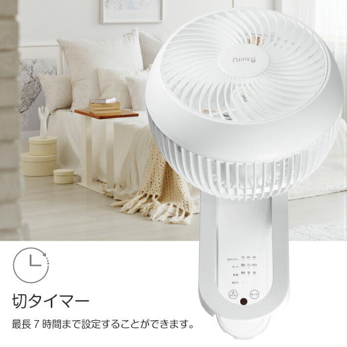 3D首振り 壁掛け式サーキュレーター SU-CLK18RSA
