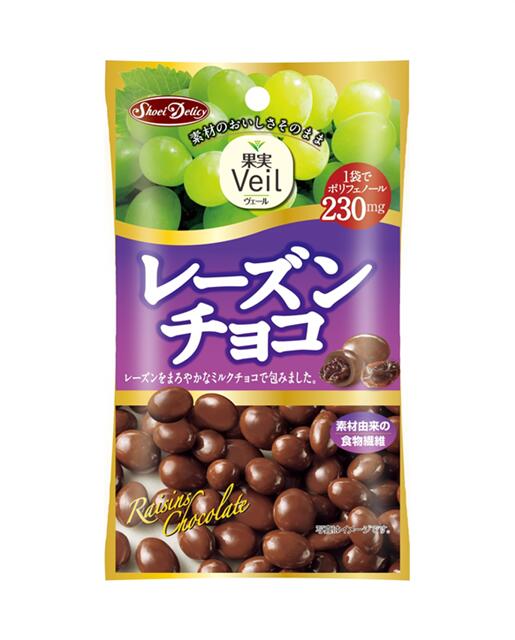 【送料無料】正栄デリシティ  果実Veil レーズンチョコ 35g×36個
