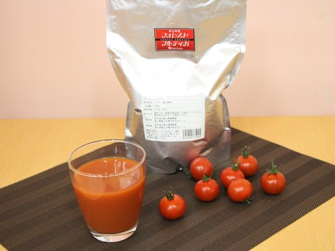 【送料無料】無添加トマトジュース(富山県産フルティカ100％)1kg×2個