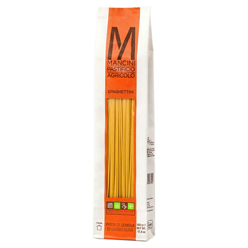 【送料無料】マンチーニ スパゲッティーニ 1.8mm500g×24袋【モンテ物産】