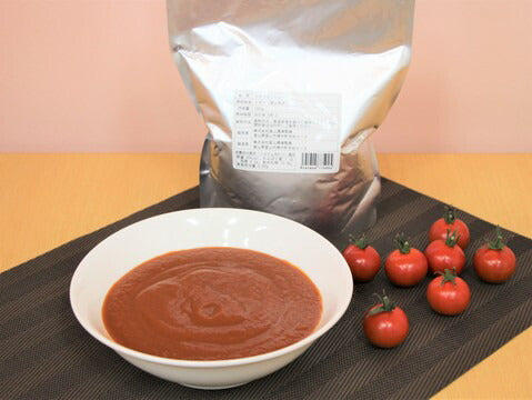 【送料無料】無添加トマトピューレー(富山県産フルティカ100％)1kg×2個