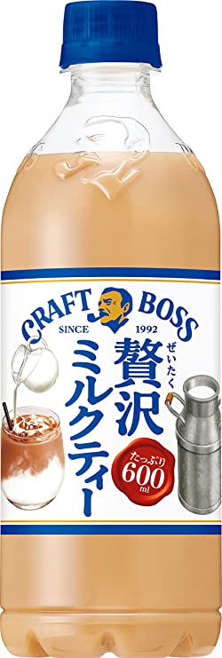 【送料無料】サントリー クラフトボス ミルクティー 紅茶 600ml×2ケース 48本