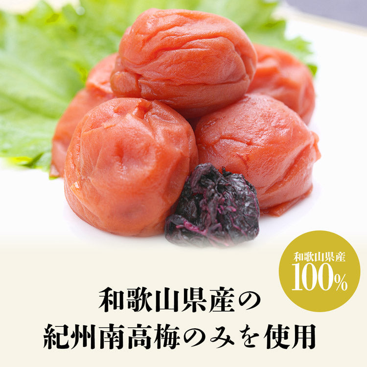 梅干し うめぼし しそ梅 はちみつ 紅白セット 減塩 3％ 和歌山県産 500g×2 計1kg 紀州南高梅 常温便