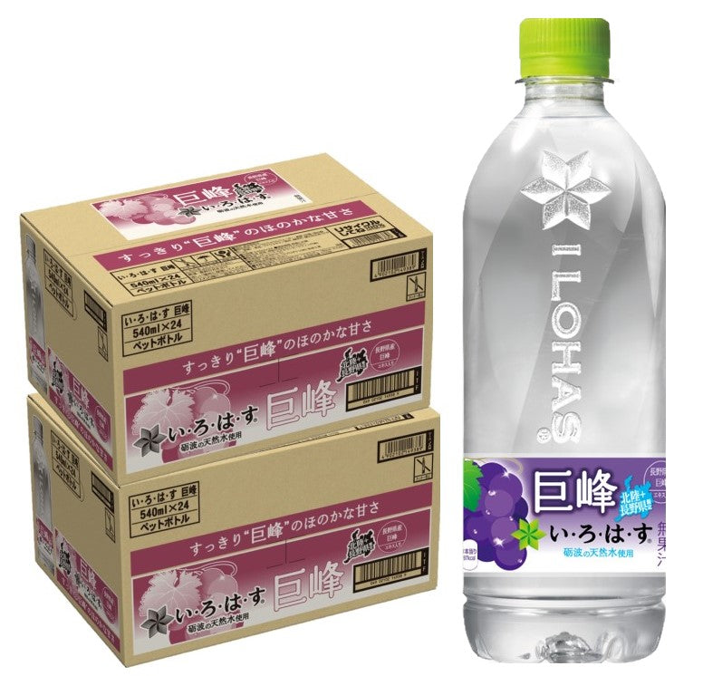 【送料無料】 【2ケース】コカ・コーラ い・ろ・は・す 巨峰 PET 540ml×2ケース/48本