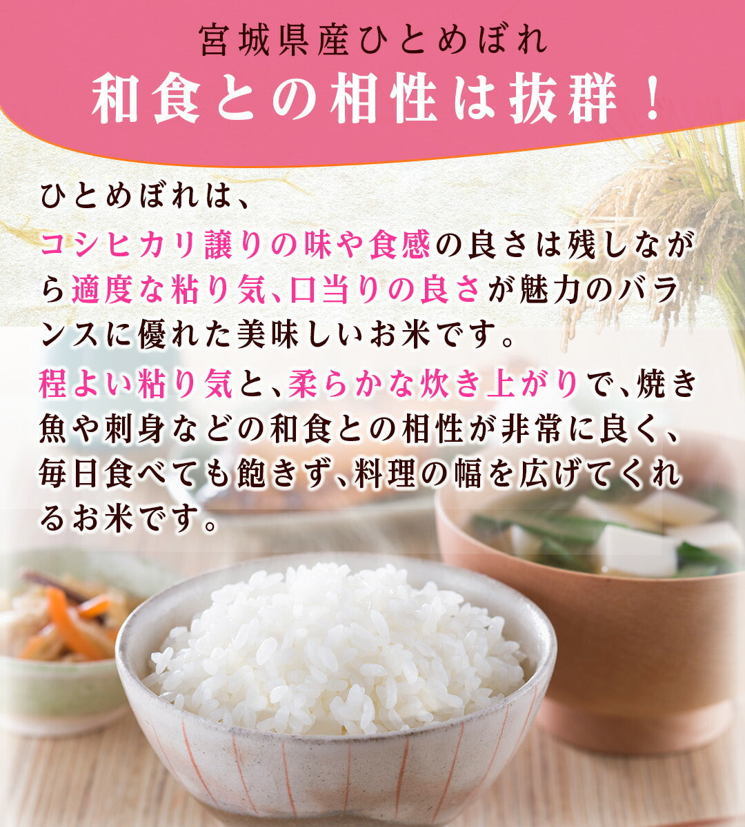 無洗米 米 宮城県産 ひとめぼれ 10kg (5kg×2) 令和5年産 新米 お米 白米 おくさま印 国産 食品 ギフト 引っ越し 挨拶 出産 内祝い 母の日 父の日 お中元 お歳暮 結婚 快気 還暦 香典返し お年賀 送料無料