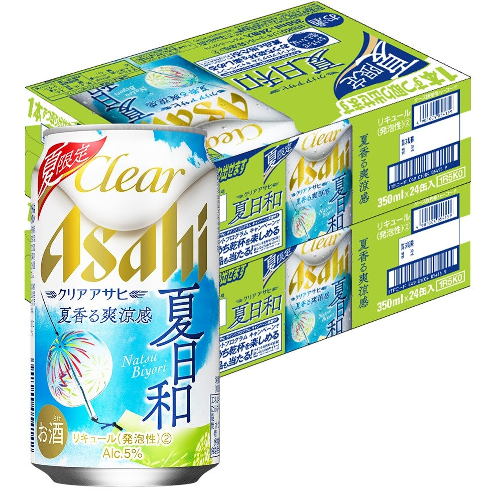 【送料無料】アサヒ クリアアサヒ 夏日和 350ml×48本【北海道・東北・四国・九州・沖縄は別途送料がかかります】