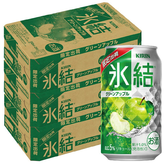 6/25限定全品P3倍 【送料無料】キリン 氷結 グリーンアップル 350ml×3ケース/72本  【北海道・沖縄県・東北・四国・九州地方は必ず送料がかかります】