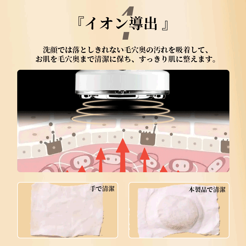 多機能美顔器 超音波美顔器 ウォーターピーリング 美顔器 リフトアップ 美容家電 イオン導入 ems 恒温美顔器 EMS 恒温ケア イオン美顔器 LED光エステ 振動 温度 EMS強度 3段階調節 毛穴ケア フェイスケア 小顔 目元ケア母の日 送料無料
