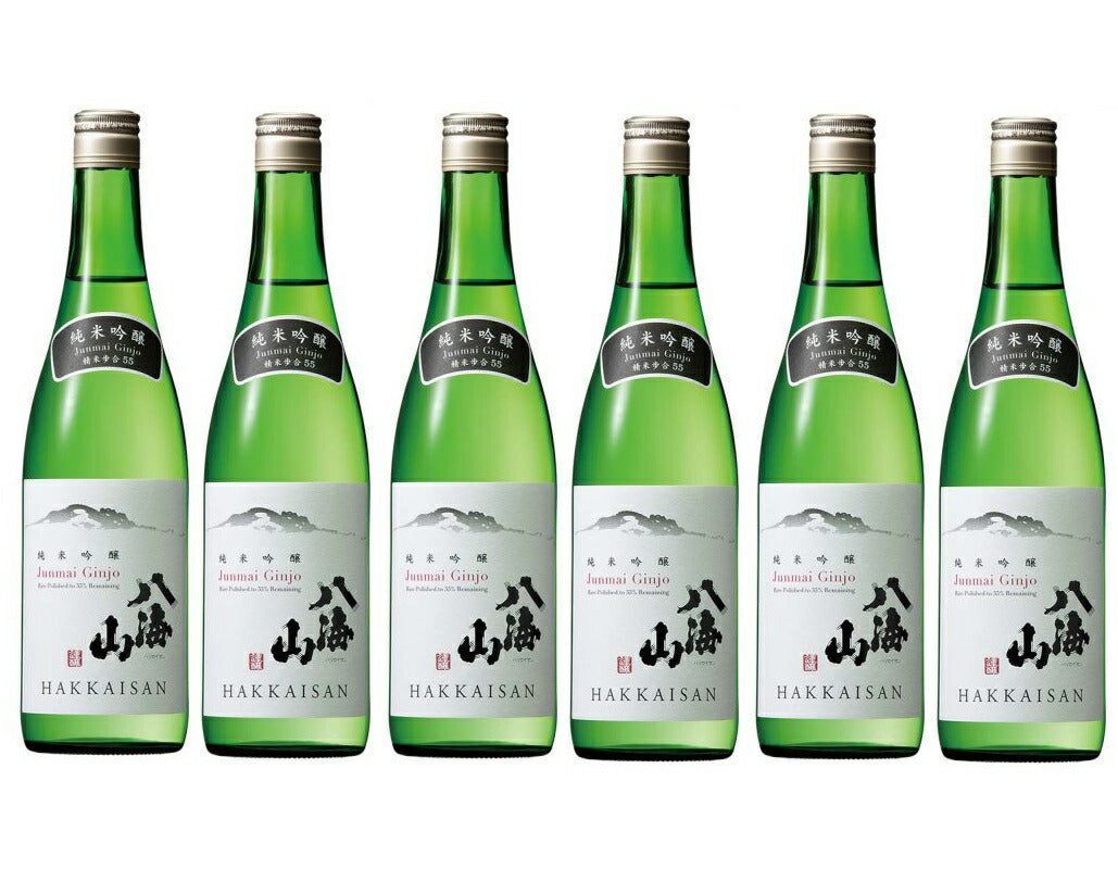 【送料無料】日本酒 八海醸造株式会社 純米吟醸 八海山 55％ 720ml×6本【北海道・沖縄県・東北・四国・九州地方は必ず送料がかかります】