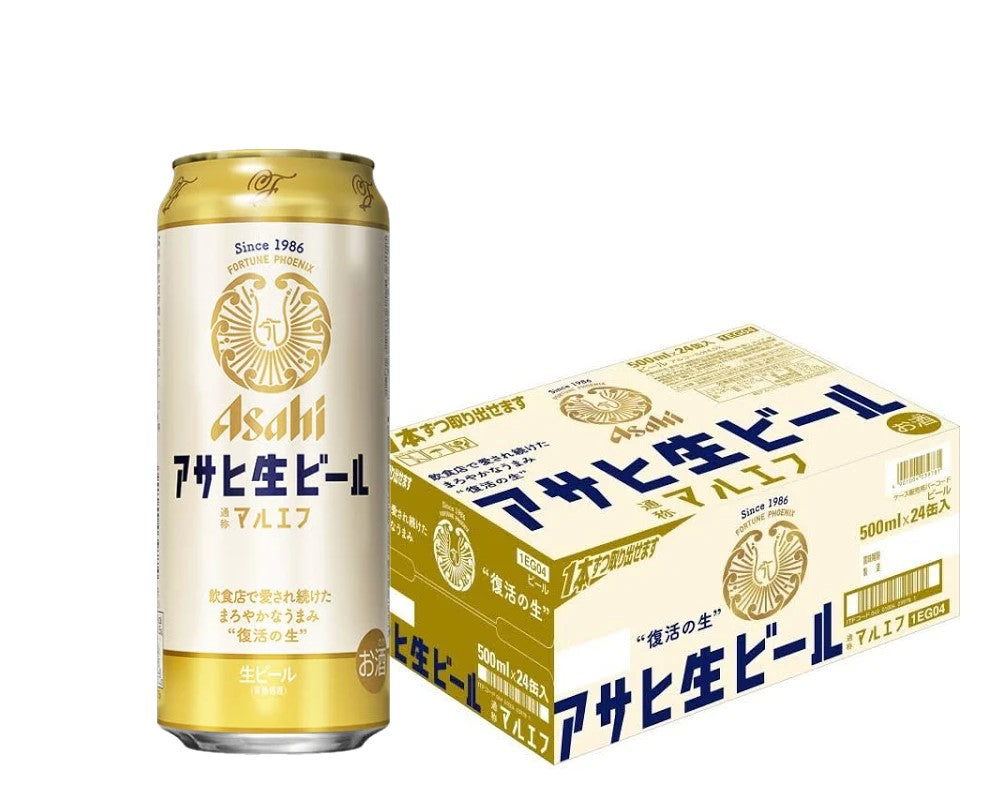 【訳あり】【キズ・へこみ有り】【送料無料】アサヒ 生ビール マルエフ 500ml×24本【北海道・沖縄県・東北・四国・九州地方は必ず送料がかかります】