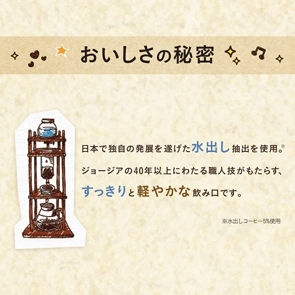【送料無料】ジョージア ジャパン クラフトマン ブラック 500ml×2ケース/48本