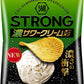 【送料無料】湖池屋 KOIKEYA　STRONGポテトチップス　サワークリームオニオン 56g×1ケース/12袋