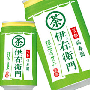 【3〜4営業日以内に出荷】サントリー 緑茶伊右衛門 340g缶×72本［24本×3箱］［賞味期限：2ヶ月以上］北海道、沖縄、離島は送料無料対象外です。[送料無料]