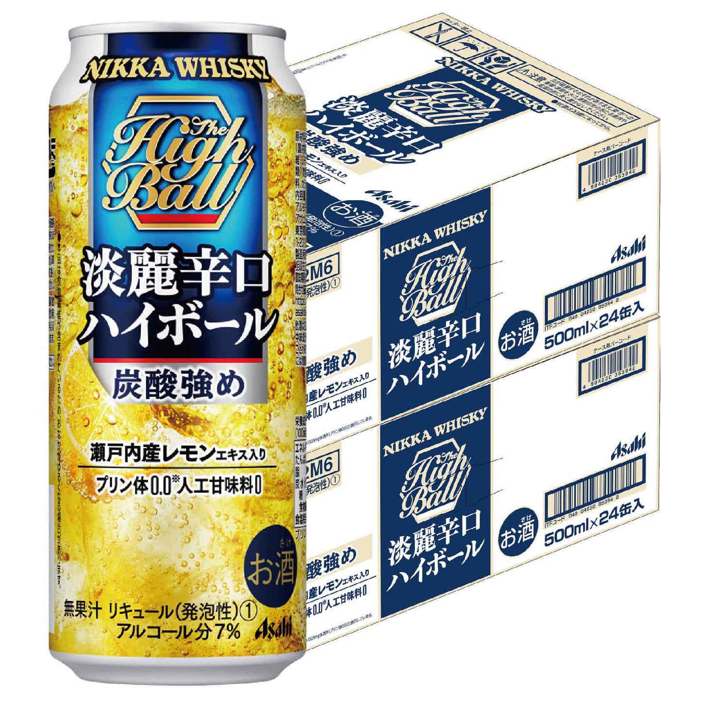 【送料無料】【2ケース販売】ニッカ 淡麗辛口ハイボール 500ml×48本/2ケース【北海道・沖縄県・東北・四国・九州地方は必ず送料が掛かります】