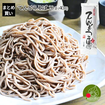 200ｇ×20袋 40食分 てんどうそば