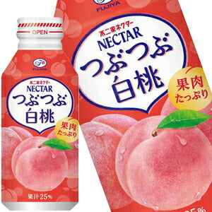 伊藤園 不二家つぶつぶ白桃 380gボトル缶×24本［賞味期限：3ヶ月以上］北海道、沖縄、離島は送料無料対象外［送料無料］【3~4営業日以内に出荷】