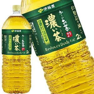 伊藤園 お?いお茶 濃い茶 2LPET×12本［6本×2箱］[機能性表示食品]［賞味期限：3ヶ月以上］北海道、沖縄、離島は送料無料対象外［送料無料］【3~4営業日以内に出荷】