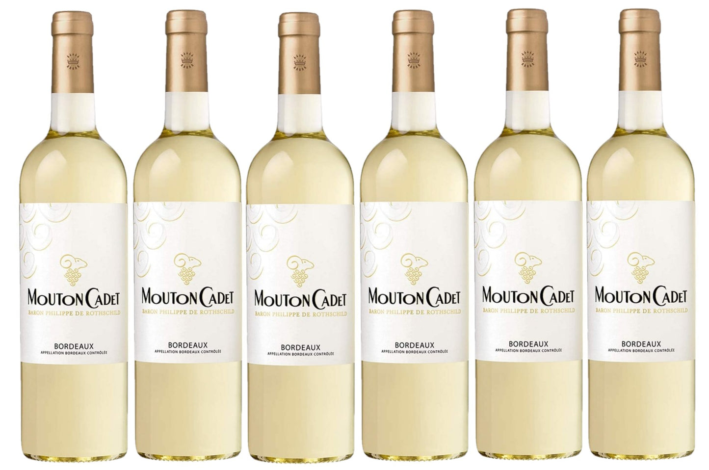 【送料無料】バロン・フィリップ・ド・ロスチャイルド ムートン・カデ ブラン  750ml×6本［白/フランス/ボルドー］【北海道・沖縄県・東北・四国・九州地方は必ず送料が掛かります】