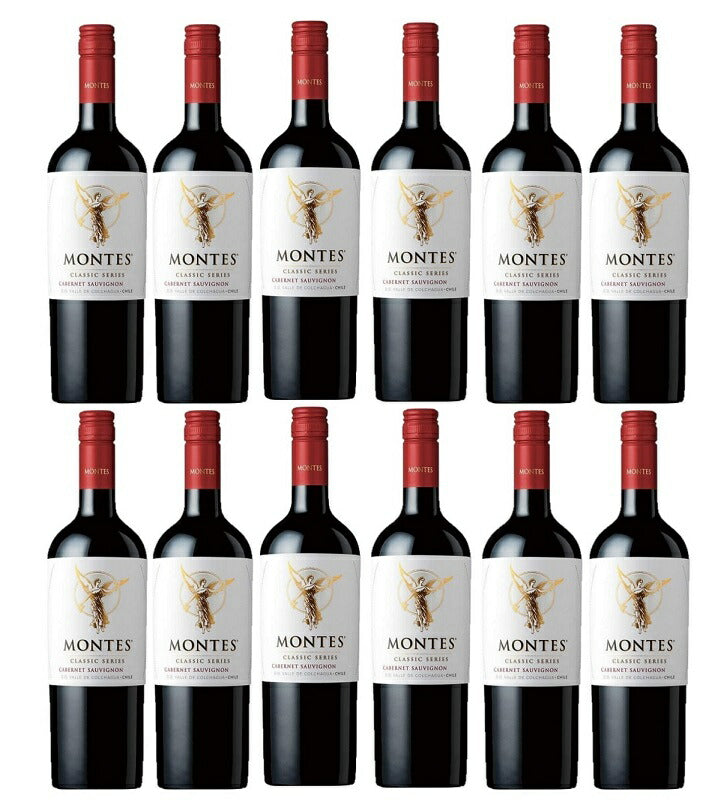【送料無料】【ケース販売】モンテス・クラシック・シリーズ・カベルネ・ソーヴィニヨン  750ml×12本［赤/カベルネ・ソーヴィニヨン/チリ/セントラル・ヴァレー］