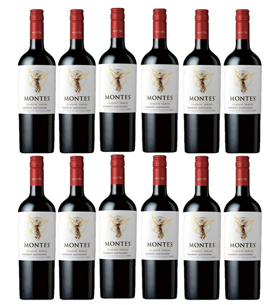 【送料無料】【ケース販売】モンテス・クラシック・シリーズ・カベルネ・ソーヴィニヨン  750ml×12本［赤/カベルネ・ソーヴィニヨン/チリ/セントラル・ヴァレー］