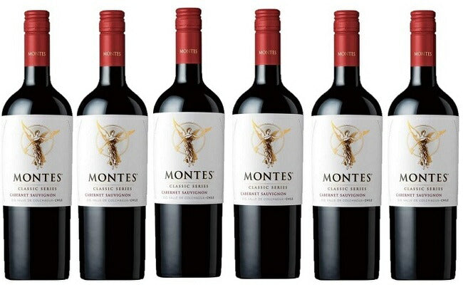 【送料無料】【ケース販売】モンテス・クラシック・シリーズ・カベルネ・ソーヴィニヨン  750ml×6本［赤/カベルネ・ソーヴィニヨン/チリ/セントラル・ヴァレー］